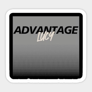 Advantage Lucy Sticker